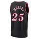 Isaiah Mobley ＃25 Youth Black Philadelphia 76ers Fast Break Classic Edition Jersey