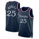 Isaiah Mobley ＃25 Youth Swingman 2025/26 Philadelphia 76ers Navy City Edition Jersey