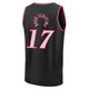 Jalen Hood-Schifino ＃17 Men's Black Philadelphia 76ers Fast Break Classic Edition Jersey