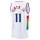 Jeff Dowtin Jr. ＃11 Men's 2024/25 Philadelphia 76ers White Fast Break City Edition Jersey