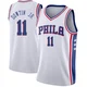 Jeff Dowtin Jr. ＃11 Men's Swingman White Philadelphia 76ers Jersey - Association Edition