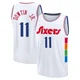 Jeff Dowtin Jr. ＃11 Youth 2024/25 Philadelphia 76ers White Fast Break City Edition Jersey