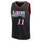 Jeff Dowtin Jr. ＃11 Youth Black Philadelphia 76ers Fast Break Classic Edition Jersey