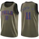 Jeff Dowtin Jr. ＃11 Youth Swingman Green Philadelphia 76ers Salute to Service Jersey