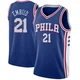 Joel Embiid ＃21 Men's Swingman Blue Philadelphia 76ers Jersey - Icon Edition