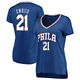 Joel Embiid ＃21 Women's Royal Philadelphia 76ers Fast Break Jersey - Icon Edition