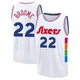 Johni Broome ＃22 Men's 2024/25 Philadelphia 76ers White Fast Break City Edition Jersey