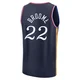 Johni Broome ＃22 Men's 2025/26 Philadelphia 76ers Fast Break Navy City Edition Jersey