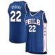 Johni Broome ＃22 Men's Royal Philadelphia 76ers Fast Break Jersey - Icon Edition