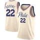 Johni Broome ＃22 Men's Swingman Cream Philadelphia 76ers Jersey - City Edition