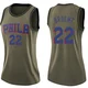 Johni Broome ＃22 Women's Swingman Green Philadelphia 76ers Salute to Service Jersey