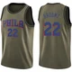 Johni Broome ＃22 Youth Swingman Green Philadelphia 76ers Salute to Service Jersey