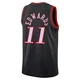 Justin Edwards ＃11 Men's Swingman Black Philadelphia 76ers Classic Edition Jersey