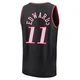 Justin Edwards ＃11 Youth Black Philadelphia 76ers Fast Break Classic Edition Jersey