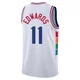 Justin Edwards ＃11 Youth Swingman 2024/25 Philadelphia 76ers White City Edition Jersey