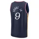 Kelly Oubre Jr. ＃9 Men's 2025/26 Philadelphia 76ers Fast Break Navy City Edition Jersey