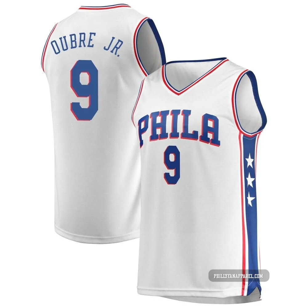 Kelly Oubre Jr. ＃9 Men's White Philadelphia 76ers Fast Break Jersey - Association Edition