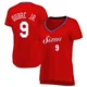 Kelly Oubre Jr. ＃9 Women's Red Philadelphia 76ers Fast Break Jersey - Statement Edition