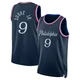 Kelly Oubre Jr. ＃9 Youth Swingman 2025/26 Philadelphia 76ers Navy City Edition Jersey