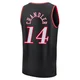 Kennedy Chandler ＃14 Men's Black Philadelphia 76ers Fast Break Classic Edition Jersey