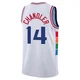 Kennedy Chandler ＃14 Youth Swingman 2024/25 Philadelphia 76ers White City Edition Jersey