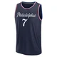 Kyle Lowry ＃7 Men's 2025/26 Philadelphia 76ers Fast Break Navy City Edition Jersey