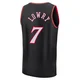Kyle Lowry ＃7 Men's Black Philadelphia 76ers Fast Break Classic Edition Jersey