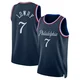 Kyle Lowry ＃7 Men's Swingman 2025/26 Philadelphia 76ers Navy City Edition Jersey