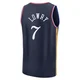 Kyle Lowry ＃7 Youth 2025/26 Philadelphia 76ers Fast Break Navy City Edition Jersey