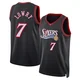 Kyle Lowry ＃7 Youth Swingman Black Philadelphia 76ers Classic Edition Jersey