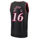 Lonnie Walker IV ＃16 Men's Black Philadelphia 76ers Fast Break Classic Edition Jersey
