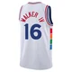 Lonnie Walker IV ＃16 Youth Swingman 2024/25 Philadelphia 76ers White City Edition Jersey