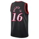 Lonnie Walker IV ＃16 Youth Swingman Black Philadelphia 76ers Classic Edition Jersey