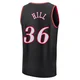 Malcolm Hill ＃36 Youth Black Philadelphia 76ers Fast Break Classic Edition Jersey