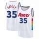 Marcus Bagley ＃35 Men's 2024/25 Philadelphia 76ers White Fast Break City Edition Jersey