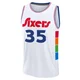 Marcus Bagley ＃35 Men's 2024/25 Philadelphia 76ers White Fast Break City Edition Jersey