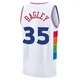 Marcus Bagley ＃35 Men's 2024/25 Philadelphia 76ers White Fast Break City Edition Jersey