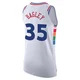 Marcus Bagley ＃35 Men's Authentic 2024/25 Philadelphia 76ers White City Edition Jersey