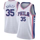 Marcus Bagley ＃35 Youth Swingman White Philadelphia 76ers Jersey - Association Edition