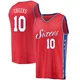 Maurice Cheeks ＃10 Youth Red Philadelphia 76ers Fast Break Jersey - Statement Edition