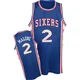 Moses Malone ＃2 Men's Authentic Blue Philadelphia 76ers Throwback Jersey
