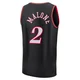 Moses Malone ＃2 Men's Black Philadelphia 76ers Fast Break Classic Edition Jersey