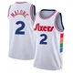 Moses Malone ＃2 Youth Swingman 2024/25 Philadelphia 76ers White City Edition Jersey