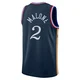 Moses Malone ＃2 Youth Swingman 2025/26 Philadelphia 76ers Navy City Edition Jersey