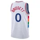 Oshae Brissett ＃0 Men's Swingman 2024/25 Philadelphia 76ers White City Edition Jersey