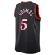 Quentin Grimes ＃5 Men's Swingman Black Philadelphia 76ers Classic Edition Jersey