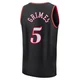 Quentin Grimes ＃5 Youth Black Philadelphia 76ers Fast Break Classic Edition Jersey