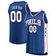 Reggie Jackson ＃00 Men's Royal Philadelphia 76ers Fast Break Jersey - Icon Edition