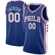 Reggie Jackson ＃00 Men's Swingman Blue Philadelphia 76ers Jersey - Icon Edition