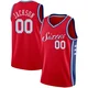 Reggie Jackson ＃00 Men's Swingman Red Philadelphia 76ers Jersey - Statement Edition